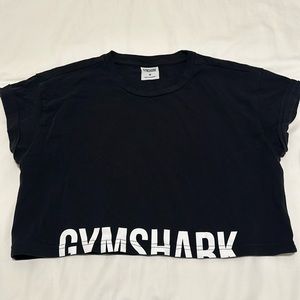 Gymshark Women’s Fraction Crop Top in Black - Size M